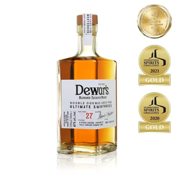 Dewar's 帝王 四次陈酿系列27年 46%vol 调配型苏格兰威士忌 500ml