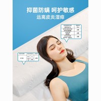 NITTAYA 妮泰雅 泰国进口乳胶枕护颈枕天然橡胶枕芯枕头1.2m1.5双人长枕头