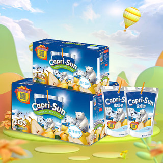 果倍爽（Capri-Sun）迪拜梨汁果汁 儿童饮料无添加 200ml*10包 整盒装