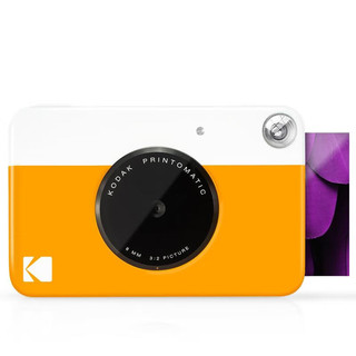 Kodak 柯达 PRINTOMATIC 拍立得相机 黄白色 即拍即得 （即拍即打 无墨打印 简约撞色）礼盒装
