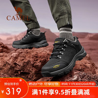 骆驼户外(CAMEL) 登山鞋男徒步鞋牛皮耐磨缓震爬山休闲运动鞋 A03202a6935 黑色 39