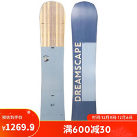 DECATHLON 迪卡侬 成人入门初学者新手单板滑雪板SNB 100松灰色152cm-4278168