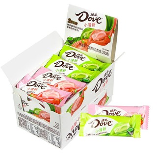 德芙（Dove）丝滑牛奶巧克力排块盒装办公休闲零食小吃圣诞节 德芙小清新*2盒