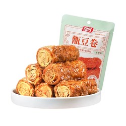 祖名 五香味甑豆卷105g浙江特产豆干素肉辣条卤味豆制品野餐零食