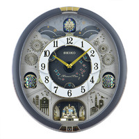 SEIKO 精工 EIKO日本精工时钟欧式复古钟表30首整点报时17寸音乐钟水晶挂钟