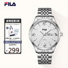 FILA 斐乐 手表男复古手表女钢带日历商务石英高级感表 FLM38-6505-002