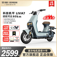 LUYUAN 绿源 新国标电动车 LIVA7 48V24hA 焕彩藏青