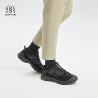 KOLON SPORT 可隆徒步鞋中性款户外戈尔防水透湿轻量运动鞋露营鞋 黑色BK 260