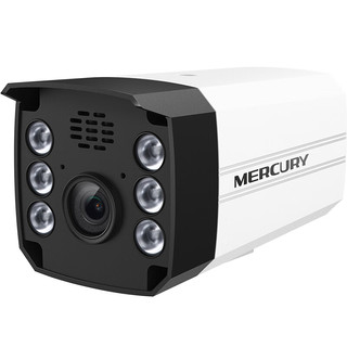 水星（MERCURY）400万音频筒型人形检测网络摄像机POE供电监控摄像头室外家用tplin摄像头MIPC4164PW-6