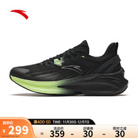 ANTA 安踏 毒刺5丨男鞋缓震跑鞋抓地防滑体测运动鞋跑步鞋子男 黑/城堡灰-4 6.5 （男39）
