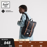 Herschel赫行【New Classics】新升级Little America™Mid 双肩包短途出游 经典黑色 20升