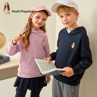 暇步士 童装儿童冬装卫衣男女童冬季男女大童保暖加绒连帽卫衣