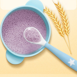 贝斯美婴幼儿粒粒面不添加食用盐6个月宝宝辅食颗粒面条200g（25g*8袋） 黑米紫薯