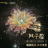 拼酷双子座千愿鹤星座系列3d立体金属拼图diy手工拼装模型 双子座