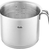 Fissler 菲仕乐 Original-Profi 系列不锈钢奶锅（2.6 升，直径 16 厘米）带浇口和刻度的烹饪锅 电磁炉可用