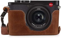 MegaGear Ever Ready 真皮相机包 带背带 兼容 Leica Q2