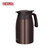 THERMOS 膳魔师 保温壶保冷壶棕色1.5L 日本进口真空不锈钢大容量家用暖瓶保温瓶办公热水壶TTB-1500DBW