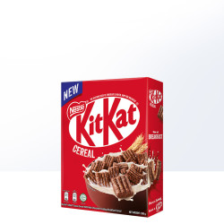 nestlé雀巢奇巧kitkat威化巧克力麦片可可味谷物脆即食早餐330g