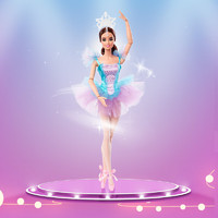 BARBIE 芭比泳装 芭比（Barbie）限量收藏版-美丽珍藏系列闪光少女之芭蕾精灵 生日礼物 HCB87