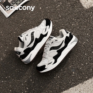 Saucony索康尼GRID SHADOW 2休闲鞋男女经典复古鞋运动鞋灰黑37