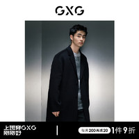 GXG男装 商场同款多色时尚保暖长款大 23年冬季GEX12626074 黑色 190/XXXL