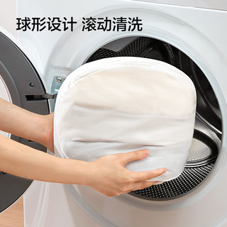 京东京造 球形洗衣袋 衣物清洁袋 洗衣保护袋 3件套 机洗 洗衣袋细网 大号