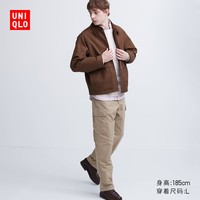 抖音超值购：UNIQLO 优衣库 男装 休闲工装长裤(直筒宽松休闲裤 新款) 461602