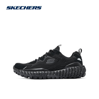 斯凯奇（Skechers）男子舒适休闲运动鞋894280 全黑色/BBK 42.5