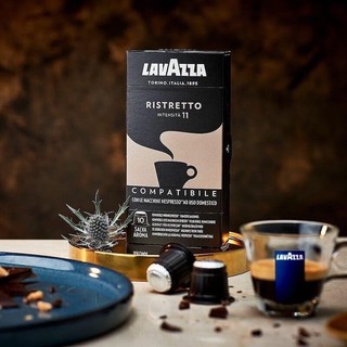 LAVAZZA 拉瓦萨 意大利进口NCC咖啡胶囊10粒黑咖啡低脂咖啡粉11号（新包装12号）