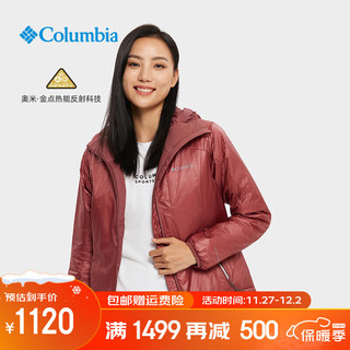 哥伦比亚（Columbia）棉服女款户外热能夹棉保暖外套WR6487 679 S 155/80A