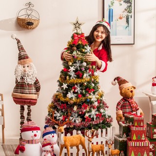 OUNIZI 欧妮姿 圣诞树圣诞节装饰品圣诞树套餐场景布置豪华加密型含彩灯 1.5米