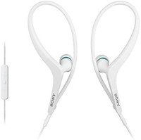 SONY 索尼 MDR-AS400 运动耳机 适用于 Apple 设备MDRAS400IPW.CE7