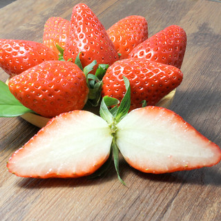 京鲜生  山东章姬草莓 500g装 新鲜水果