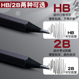 deli 得力 黑木铅笔 HB 10支装