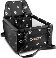 Petbobi 宠物加强型汽车增高座椅 适合猫咪便携式透气包 带*带 狗背带 *带 黑色