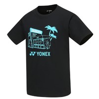 YONEX 尤尼克斯 23新款羽毛球服男款吸汗透气快干训练运动T恤