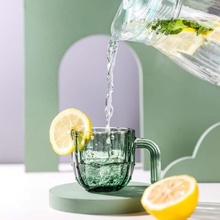 仙人掌造型玻璃杯原色玻璃叠叠杯具套装创意水杯家用喝水杯泡茶杯