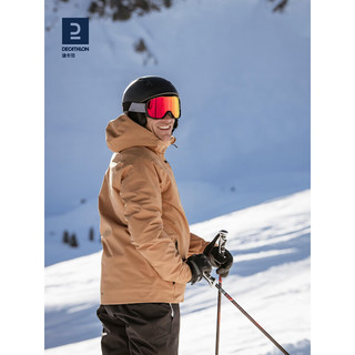 迪卡侬（DECATHLON）滑雪服滑雪装备保暖羽绒轻便滑雪衣WEDZE1 男士灰白色 XL