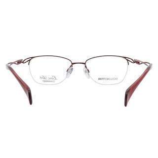 CHARMANT 夏蒙 眼镜框女款半框线钛远近视眼镜架XL2937 WI 51mm