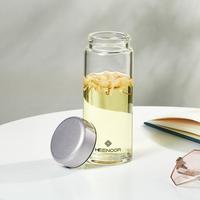 HEENOOR 希诺 玻璃杯单层迷你清新可爱小巧便携泡茶口袋水杯子女