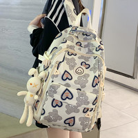 书包女生初中生高中小高颜值大百搭背包可爱大容量双肩包