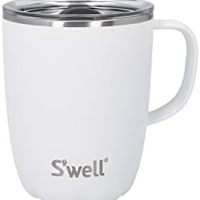 swell 四维 马克杯带手柄,月光石,350毫升。真空隔热不锈钢