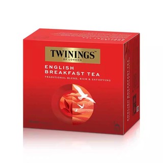 TWININGS 川宁 茶英国进口英式早餐红茶川宁红茶茶包50片袋泡茶茶叶