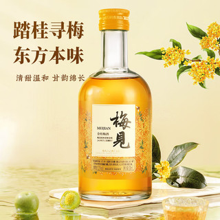 MeiJian 梅见 金桂梅酒 12度 330ml 单瓶装 果酒低度酒