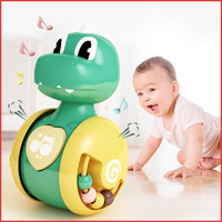 YiMi 益米 灵动宝宝儿童玩具恐龙不倒翁发声早教安抚学爬男女孩宝宝0-12个月生日礼物