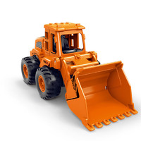 妮乐小队长儿童惯性小汽车工程车挖掘机推土挖土铲车男孩宝宝惯性玩具车 NLXDZ-橙色推土机