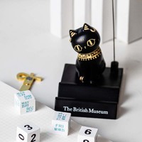 88VIP：大英博物馆 盖亚安德森猫多功能桌面日历便签夹摆件生日创意礼物