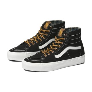 VANS 范斯 经典系列 Sk8-Hi Tapered 中性运动帆布鞋 VN0A7Q62BLK 黑色 42