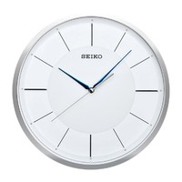 SEIKO 精工 现代简约时钟挂钟大气客厅卧室家用静音蓝针QXA688S