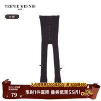 Teenie Weenie Kids小熊童装女宝宝长绒棉连裤袜 中灰色 120(S)